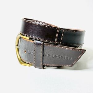 Anne Marie Beretta Double Strap Leather Belt